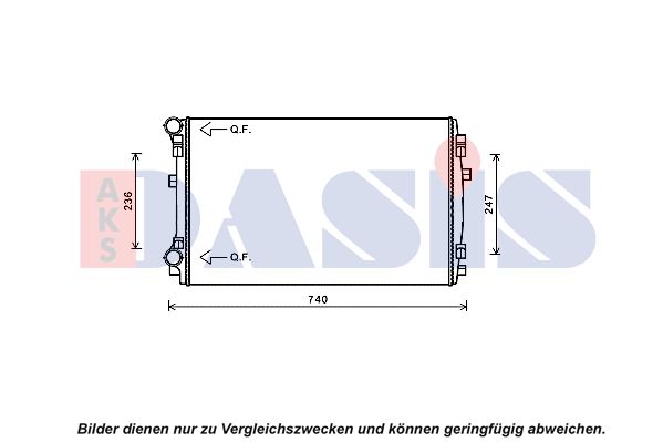 AKS DASIS radiatorius, variklio aušinimas 480081N